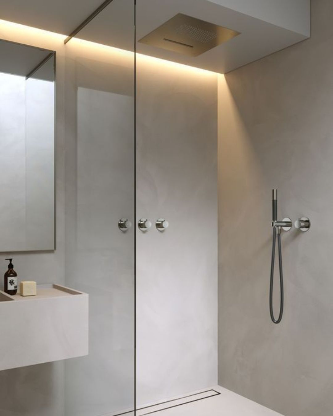 Микроцемент в ванной